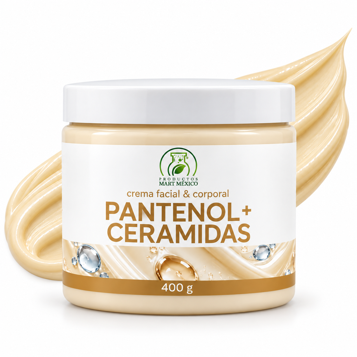 Crema de pantenol y ceramidas