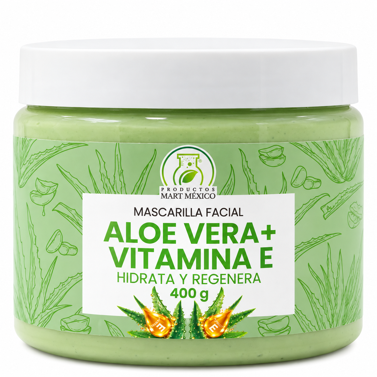 Mascarilla de aloe vera y vitamina E