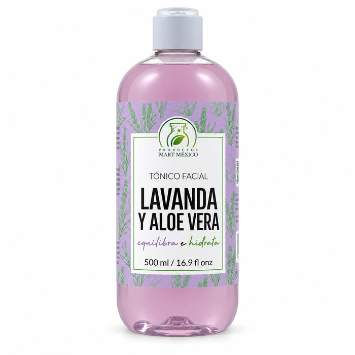 Tónico de lavanda y aloe vera