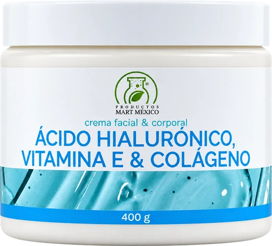 Crema de Colágeno, Vitamina E y Ácido Hialurónico